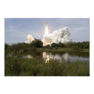 Foto Endeavor del transbordador espacial despega 5