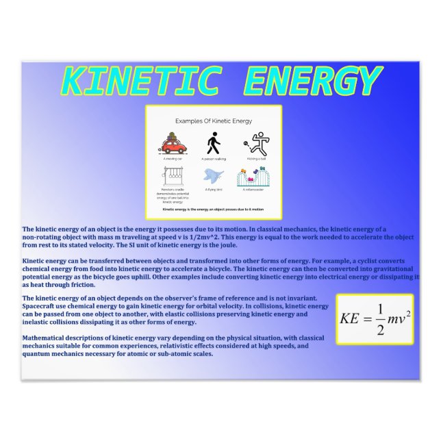 Foto Energía cinética (Frente)
