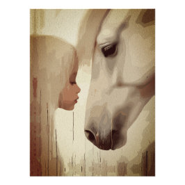 Foto Enlace inocente – Arte de niño y caballo