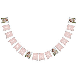 Foto ensayo Cena Rubor Banderas de Bungalows rosad