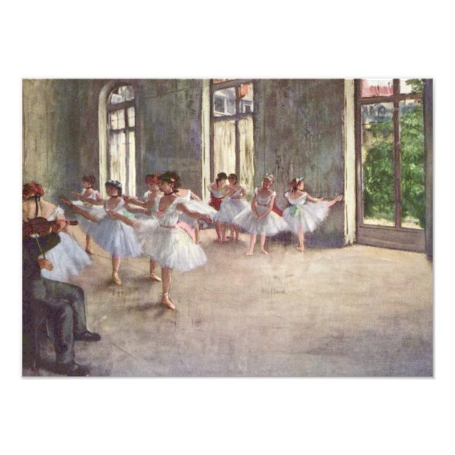 Foto Ensayo del ballet de Degas (Frente)
