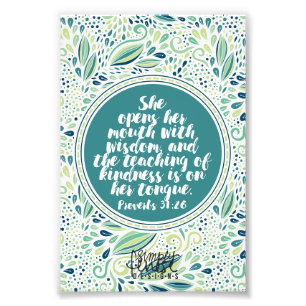 Foto Enseñanza del 31:26 de los proverbios de la