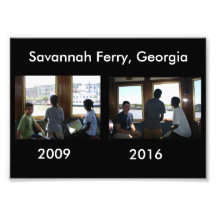 Entonces y ahora - Ferry Savannah, GA