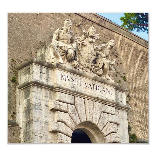 Foto Entrada al Museo Vaticano - Roma, Italia (Frente)