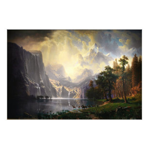 Foto Entre Sierra Nevada por Albert Bierstadt