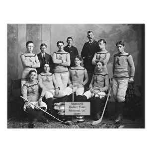 Foto Equipo de hockey sobre chamrock, Montreal, QC 1899