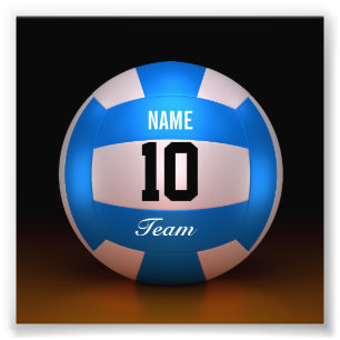 Foto Equipo de voleibol azul