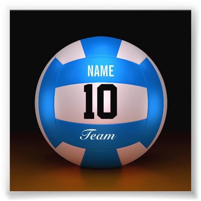 Foto Equipo de voleibol azul (Frente)