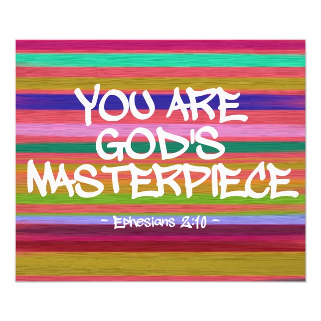 Foto Eres la obra maestra de los efesios de Dios (Frente)