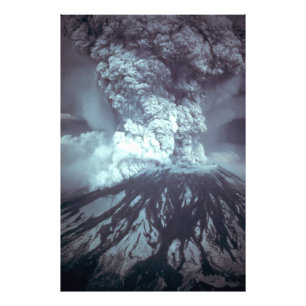 Foto Erupción del Monte Saint Helens Stratovolcano 1980