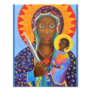 Foto Erzulie Dantor Lwa Vudú de la Virgen Morena