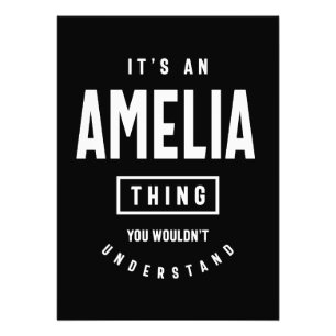 Foto Es algo de Amelia: Regalo de nombre personal