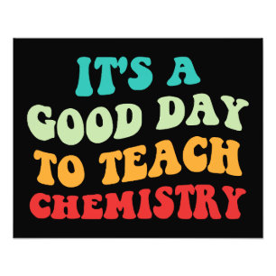 Foto Es un buen día para enseñar química