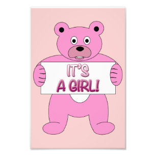 Foto Es un oso rosa Chica