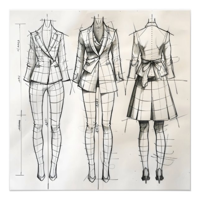 Foto Esbozo de Woman Suit (Frente)