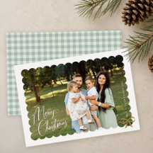 Foto Escalonada con Lazo Feliz Navidad