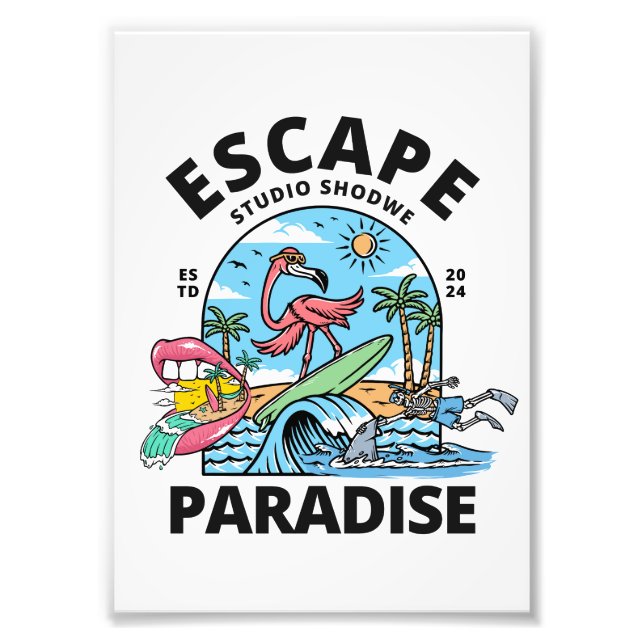 Foto Escapar paraíso (Frente)