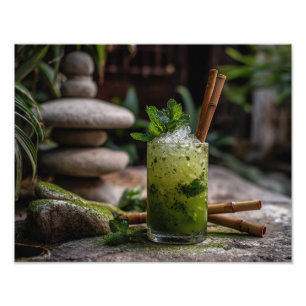 Foto Escape al Jardín Zen con Cóctel Verde Herbal