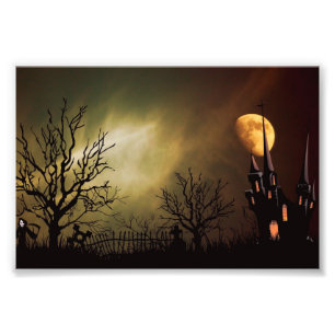 Foto Escena de Halloween de la casa encantada