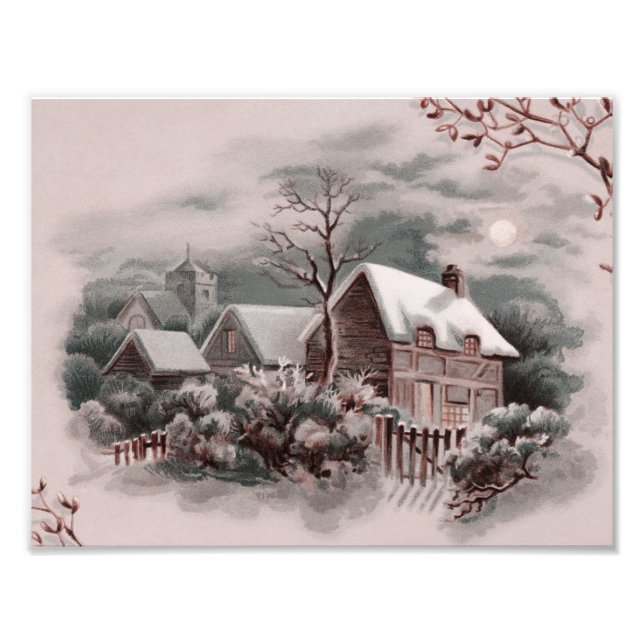 Foto escena de invierno (Frente)