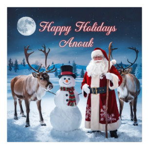 Foto Escena de Navidades clásicos con Santa, hombre de 