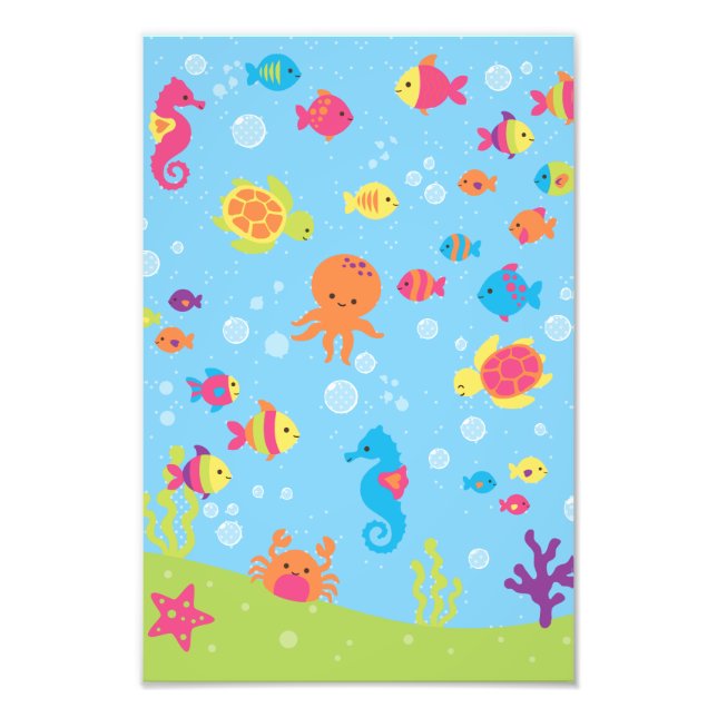 Foto Escena submarina suave (Frente)