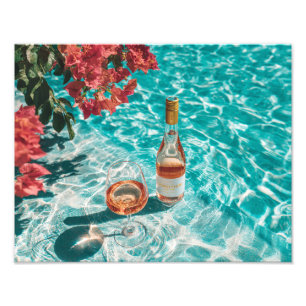 Foto Escena tropical de rosado con vibraciones veranieg