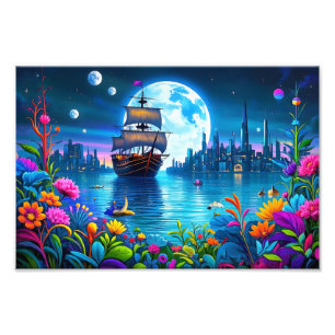 Foto Escenas fantásticas en colores vivos