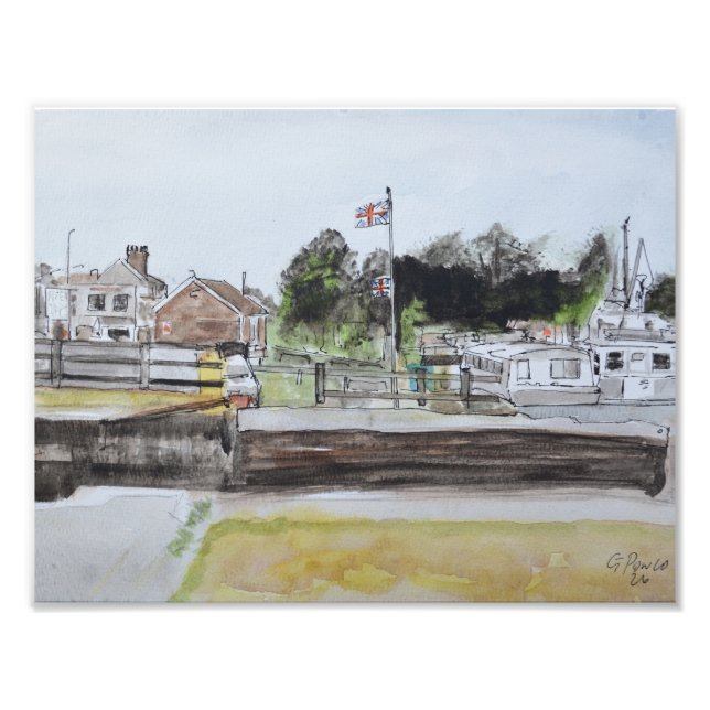 Foto Esclusa de Oulton Broad (Frente)