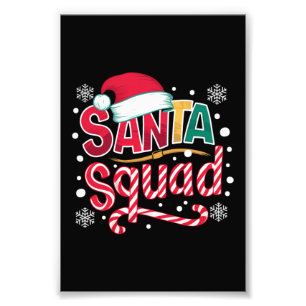 Foto Escuadrón de Santa Equipo de Navidad Equipo Famili