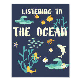 Foto Escuchando El Océano, Día De La Tierra,