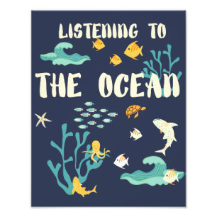Foto Escuchando El Océano, Día De La Tierra,
