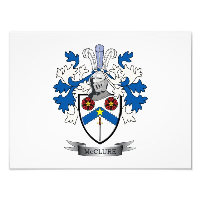 Foto Escudo de armas de McClure Family Crest (Frente)