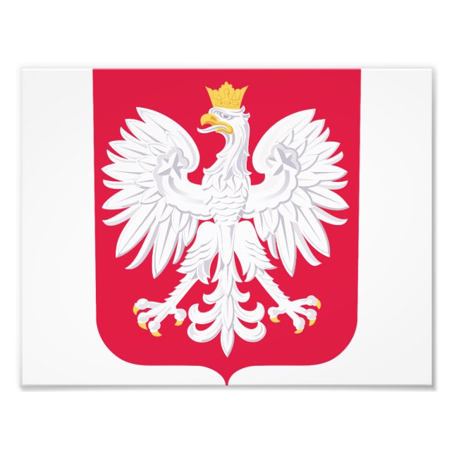 Foto Escudo de armas de Polonia (Frente)