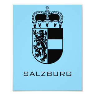 Foto Escudo de Armas de Salzburgo Arte Monocromo Refina