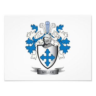 Foto Escudo de armas del escudo de la familia de Miller