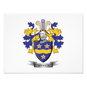 Foto Escudo de armas del escudo de la familia de Myrick