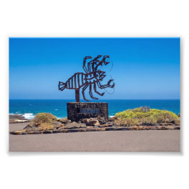 Foto Escultura de Langosta de César Manrique, Jameos de