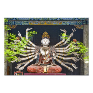 Foto Esculturas pintadas de antaño en Shuanglin