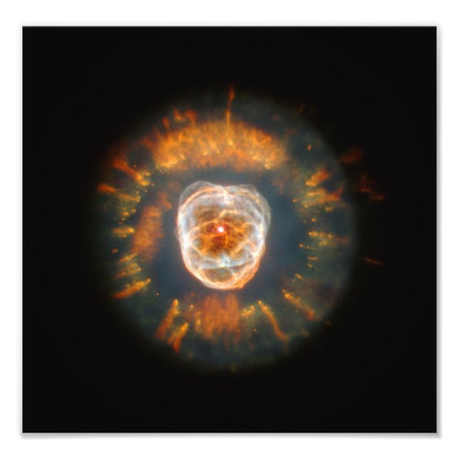 Foto Eskimo Nebula (Telescopio Hubble) (Frente)