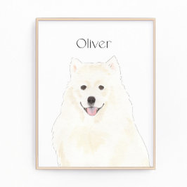 Foto Eskimo Samoyed Dog estadounidense personalizado