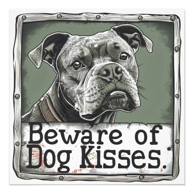 Foto Eslogan de Besos de Perro (Frente)