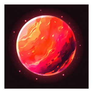 Foto Espacio de planeta rojo