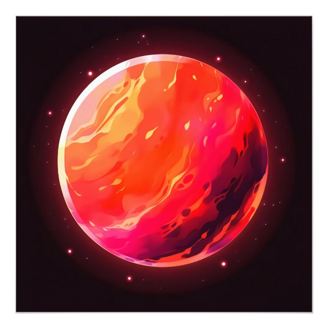 Foto Espacio de planeta rojo (Frente)