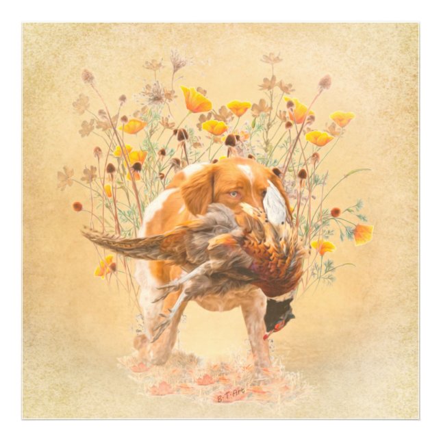 Foto Español de Bretaña, cazando café faisán Mug T-Sh (Frente)