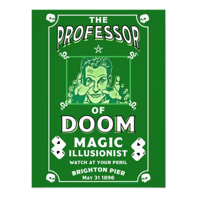 Foto Espectáculo mágico victoriano clásico (Frente)