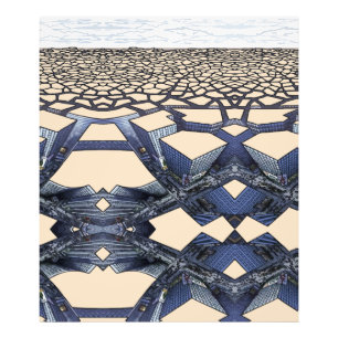 Foto Espejo urbano: Cañones de concreto en tierras árid