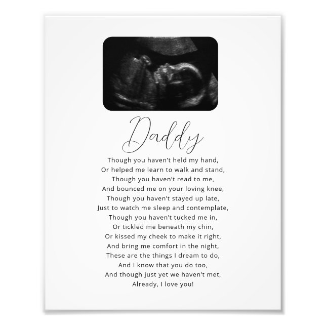 Foto Esperando que papá imprima, padre sea regalo (Frente)