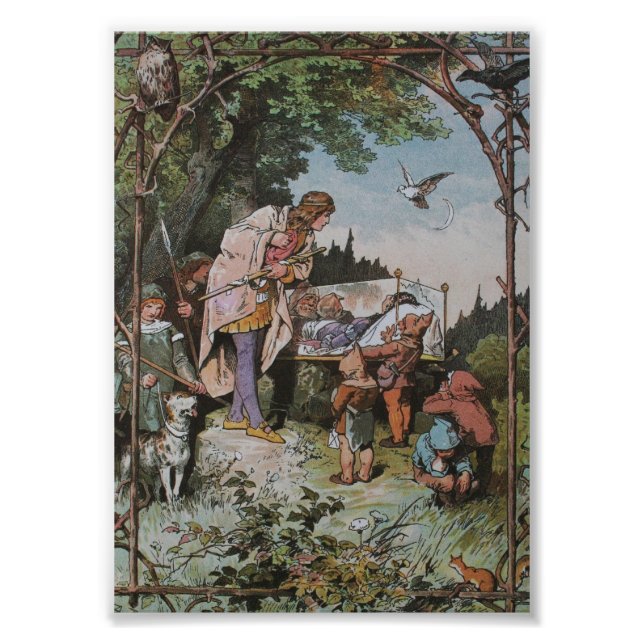 Foto Esperas blancas de nieve a ser despertadas por el  (Frente)