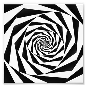 Foto Espiral blanco y negro